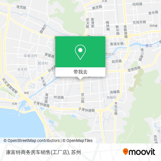 康富特商务房车销售(工厂店)地图