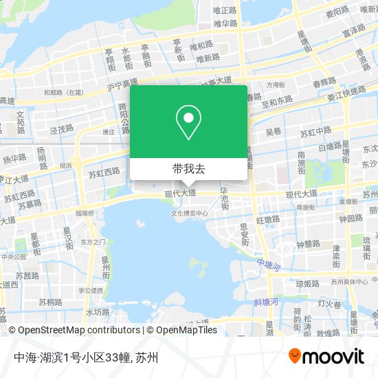 中海·湖滨1号小区33幢地图