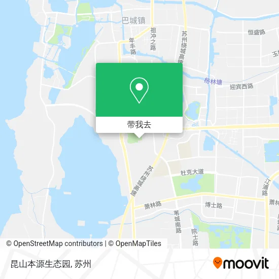 昆山本源生态园地图