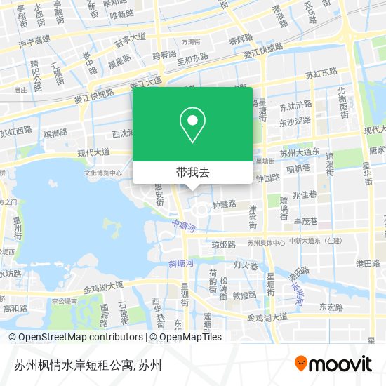 苏州枫情水岸短租公寓地图