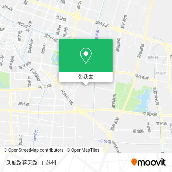乘航路蒋乘路口地图