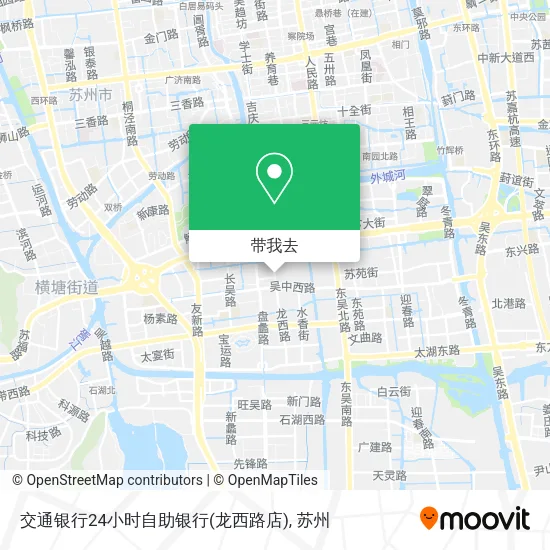 交通银行24小时自助银行(龙西路店)地图