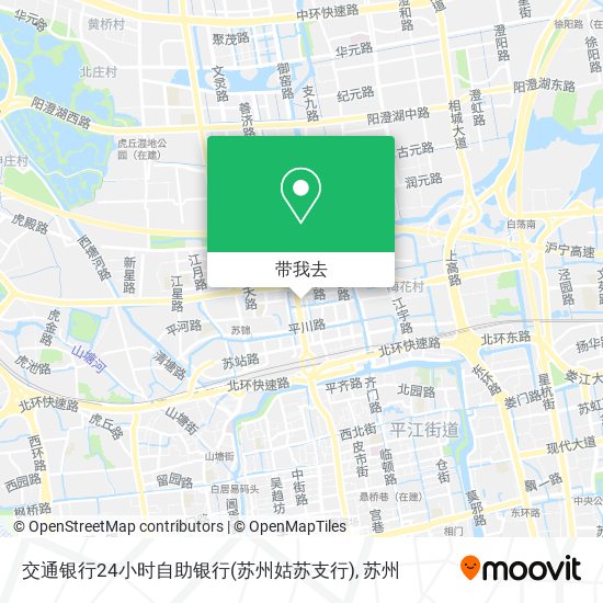 交通银行24小时自助银行(苏州姑苏支行)地图