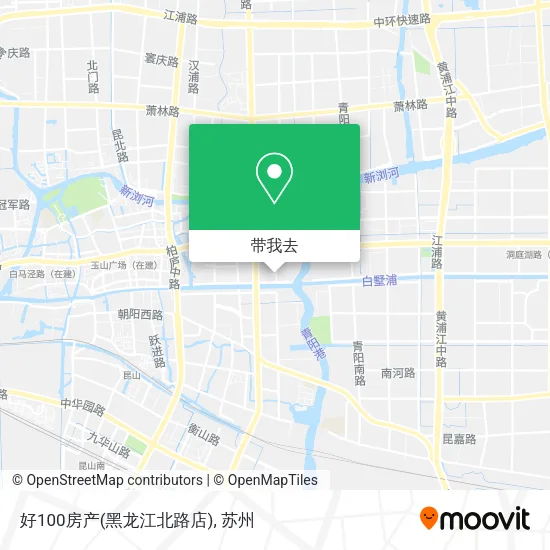 好100房产(黑龙江北路店)地图