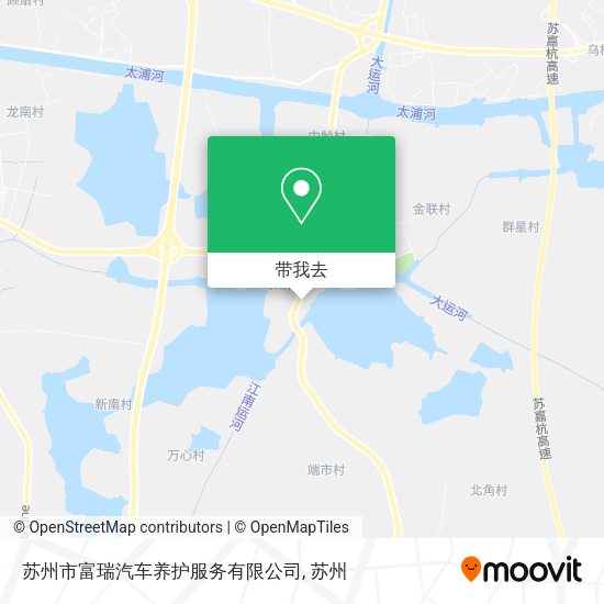苏州市富瑞汽车养护服务有限公司地图