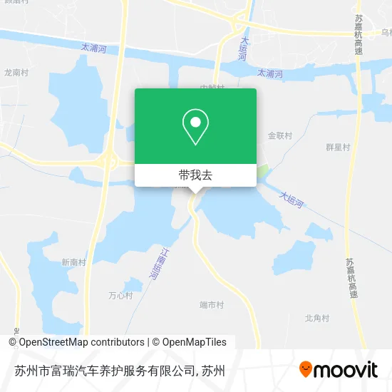 苏州市富瑞汽车养护服务有限公司地图