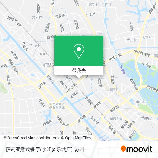 萨莉亚意式餐厅(永旺梦乐城店)地图