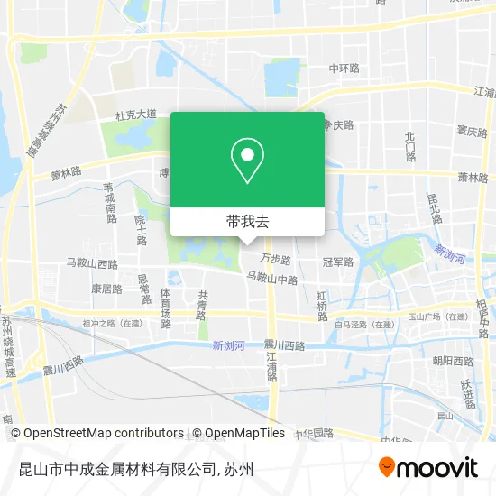 昆山市中成金属材料有限公司地图