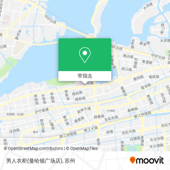 男人衣柜(曼哈顿广场店)地图