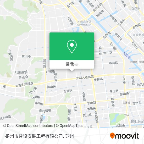 扬州市建设安装工程有限公司地图