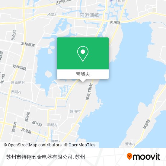 苏州市特翔五金电器有限公司地图