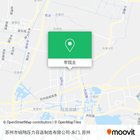 苏州市锦翔压力容器制造有限公司-东门地图