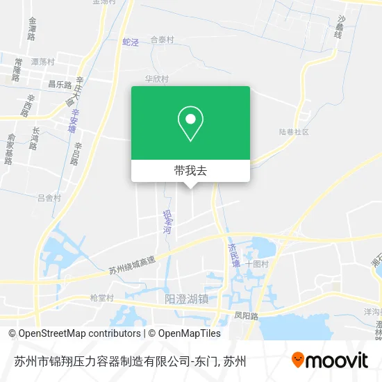 苏州市锦翔压力容器制造有限公司-东门地图