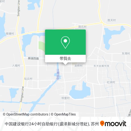 中国建设银行24小时自助银行(盛泽新城分理处)地图