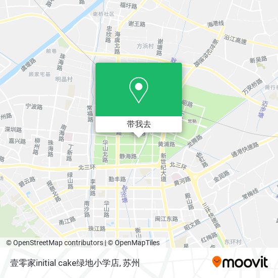 壹零家initial cake绿地小学店地图