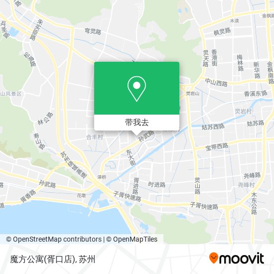 魔方公寓(胥口店)地图