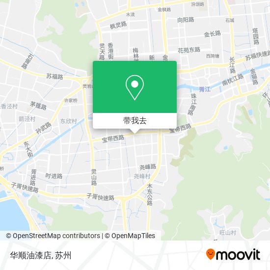 华顺油漆店地图