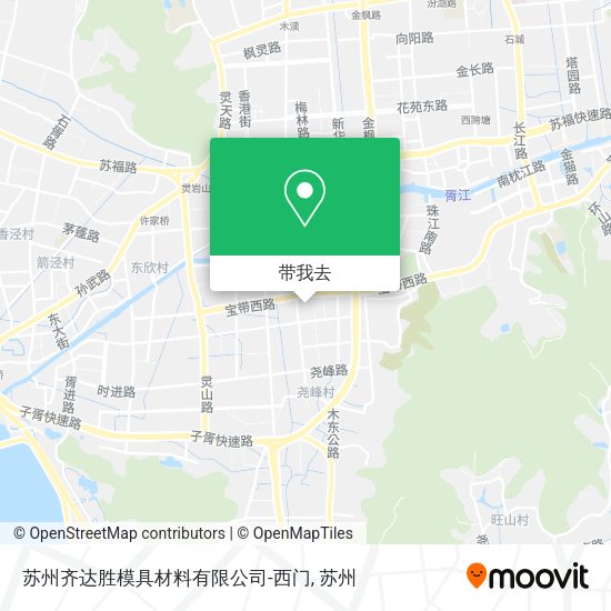 苏州齐达胜模具材料有限公司-西门地图