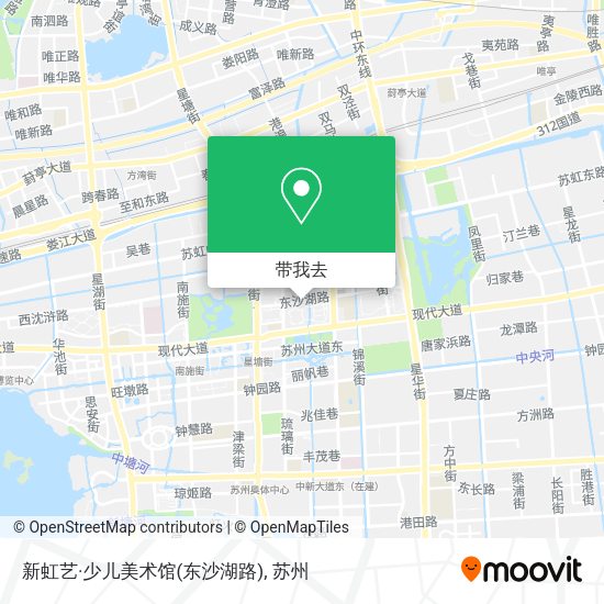 新虹艺·少儿美术馆(东沙湖路)地图