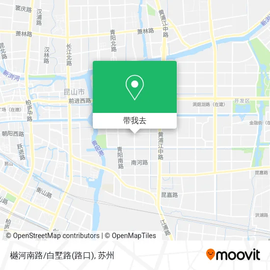 樾河南路/白墅路(路口)地图