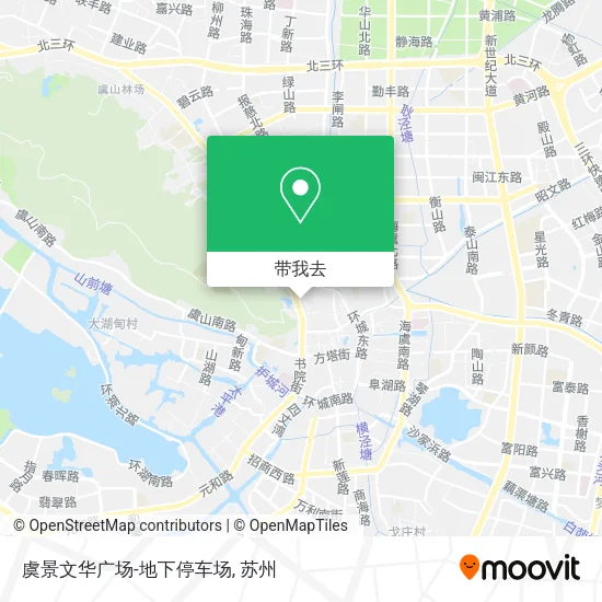 虞景文华广场-地下停车场地图