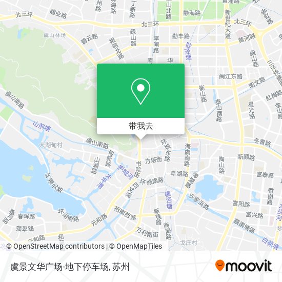 虞景文华广场-地下停车场地图