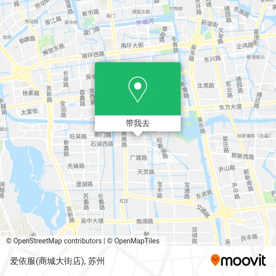 爱依服(商城大街店)地图