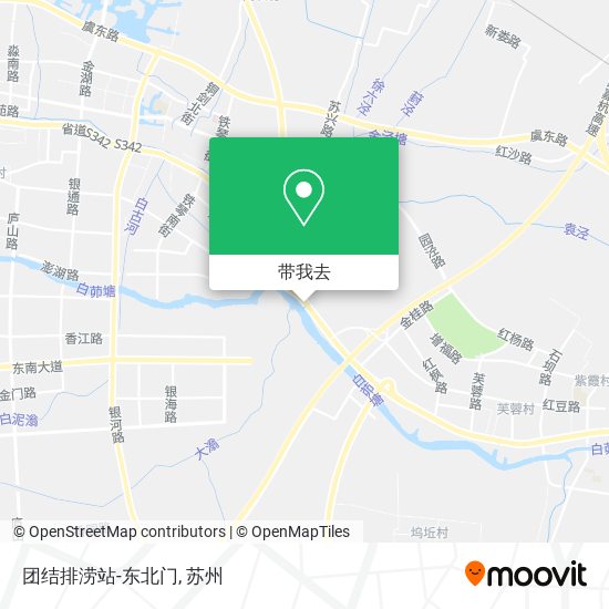 团结排涝站-东北门地图
