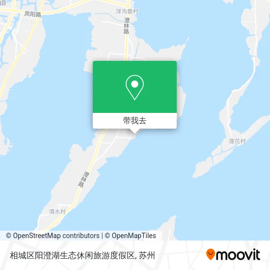 相城区阳澄湖生态休闲旅游度假区地图