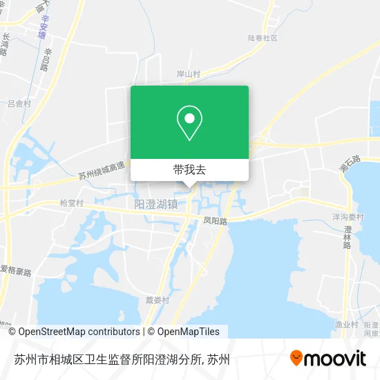 苏州市相城区卫生监督所阳澄湖分所地图