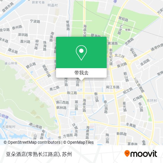 亚朵酒店(常熟长江路店)地图