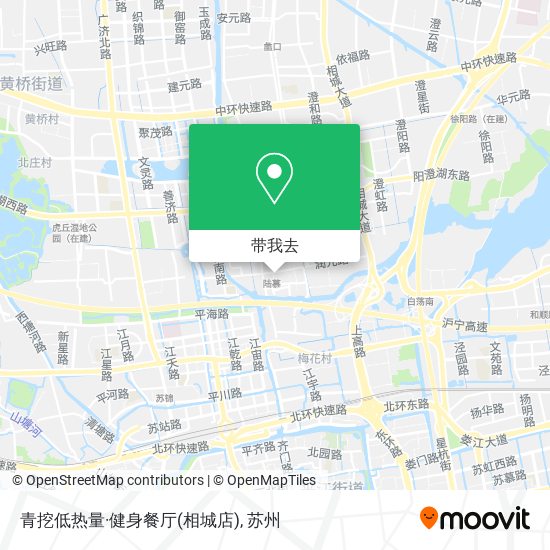 青挖低热量·健身餐厅(相城店)地图