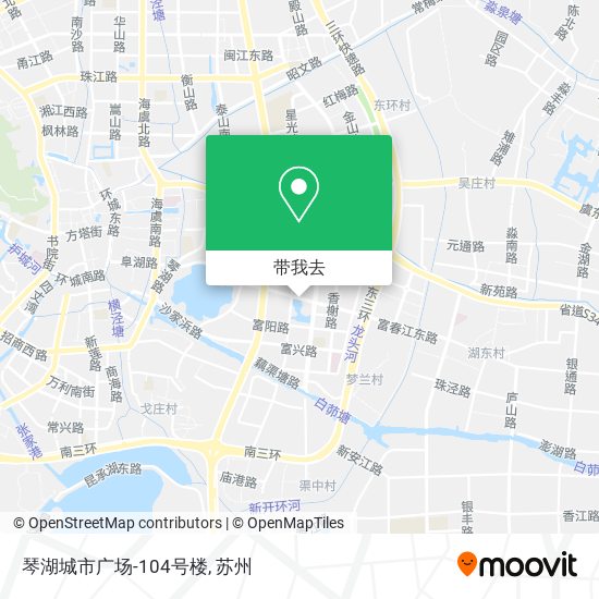 琴湖城市广场-104号楼地图