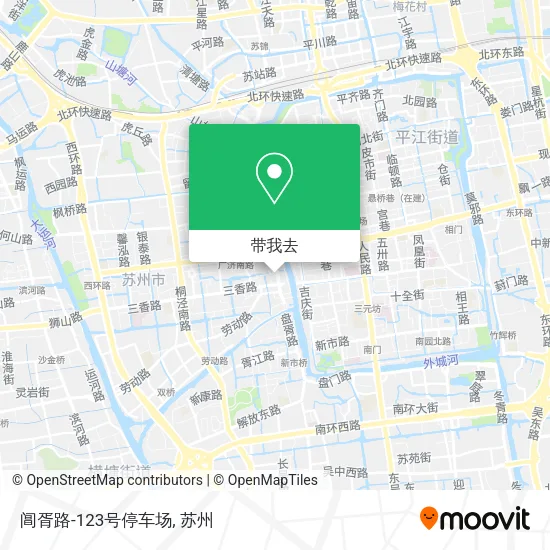 阊胥路-123号停车场地图