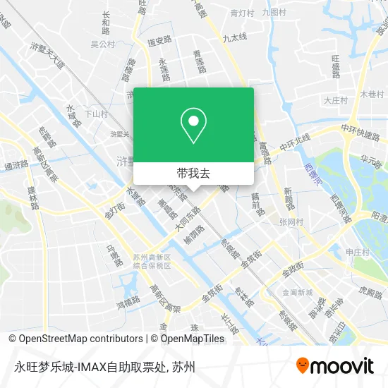 永旺梦乐城-IMAX自助取票处地图
