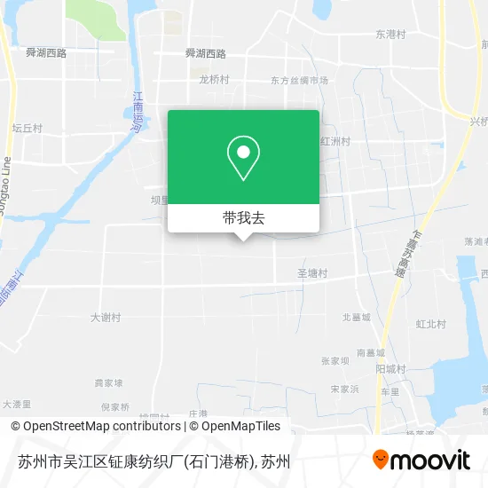 苏州市吴江区钲康纺织厂(石门港桥)地图