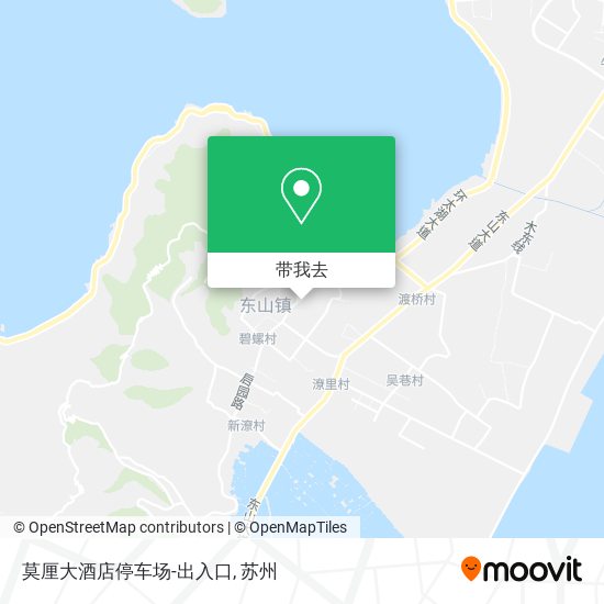 莫厘大酒店停车场-出入口地图