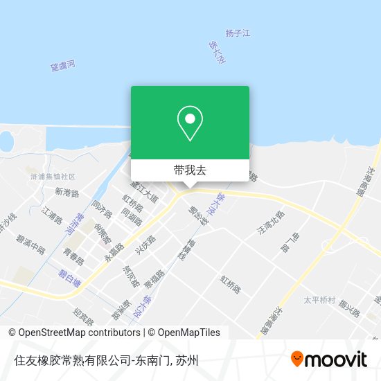 住友橡胶常熟有限公司-东南门地图