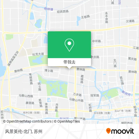 风景英伦-北门地图