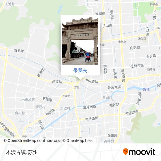 木渎古镇地图
