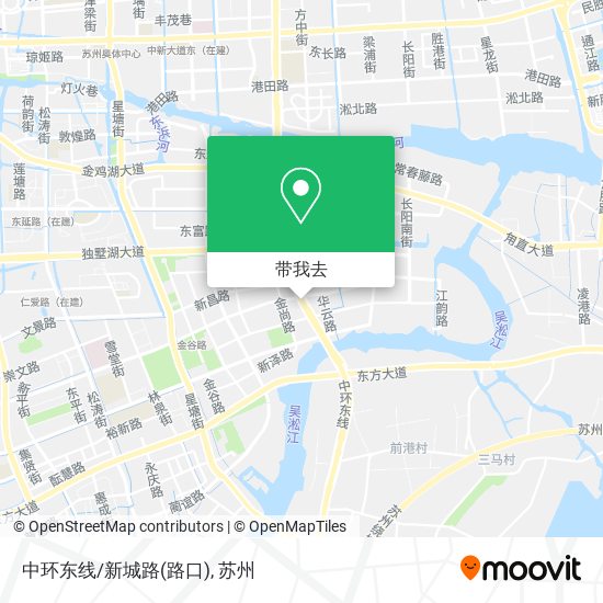 中环东线/新城路(路口)地图