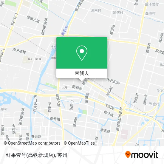 鲜果壹号(高铁新城店)地图