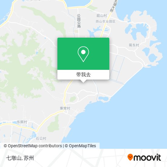 七墩山地图