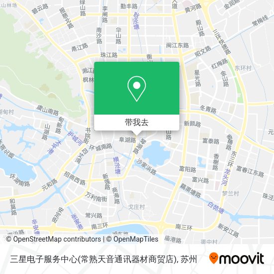 三星电子服务中心(常熟天音通讯器材商贸店)地图