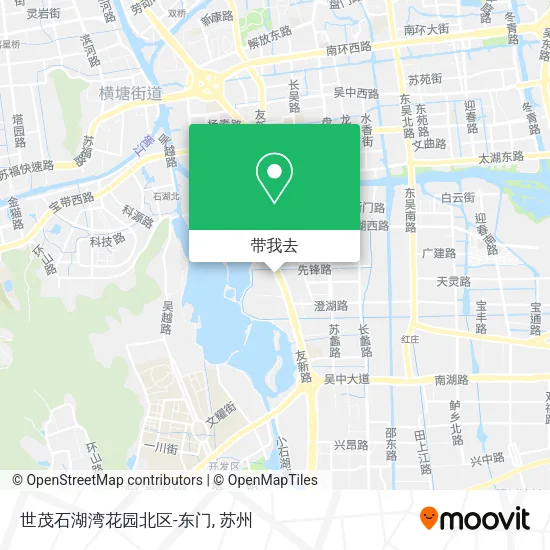 世茂石湖湾花园北区-东门地图