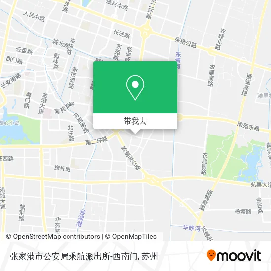 张家港市公安局乘航派出所-西南门地图