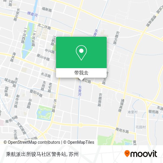 乘航派出所骏马社区警务站地图