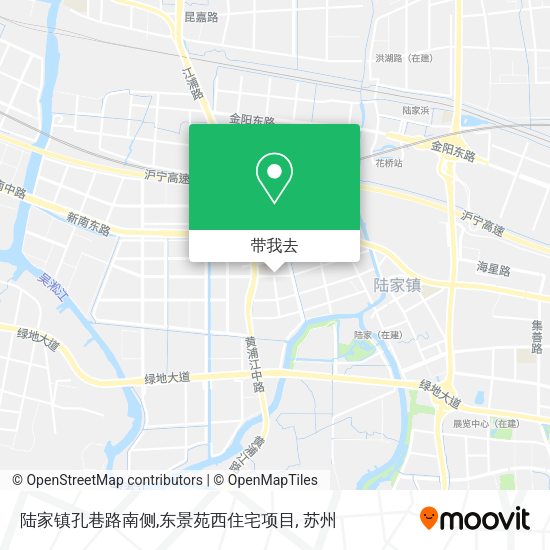 陆家镇孔巷路南侧,东景苑西住宅项目地图