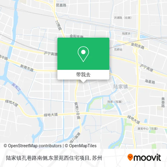 陆家镇孔巷路南侧,东景苑西住宅项目地图