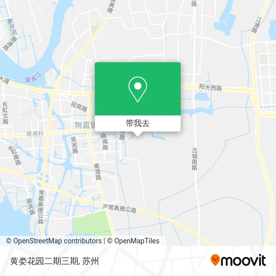 黄娄花园二期三期地图